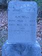 Grave of G. H. Bell.  Click to enlarge.